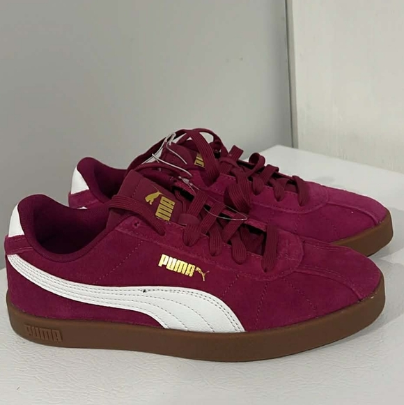 Puma Women's Sneakers in Burgundy and White - Picture 7 of 7